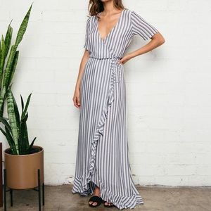 Rachel Palley striped maxi dress